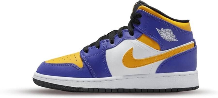 Nike Air Jordan 1 Mid �Lakers� Sneakers Unisex - Foto 3