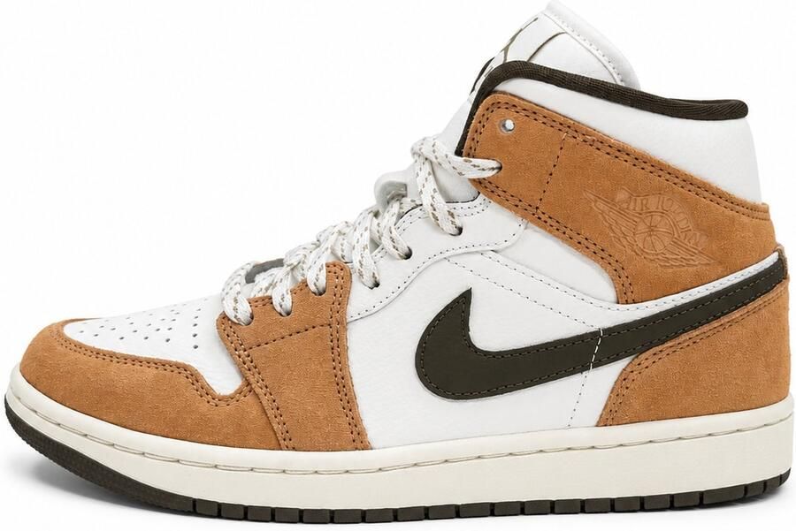 Nike Air Jordan 1 Mid Light Cognac Dames IQ306 Sneakers 133