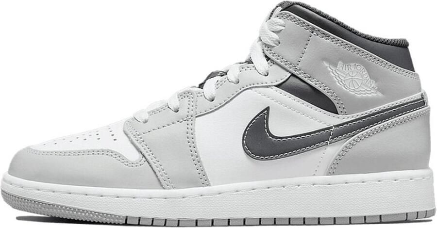 Jordan Nike Air 1 Mid(GS ) Light Smoke Grey Anthracite 554725 078 EUR