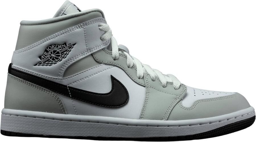 Air Jordan 1 Mid Nike Grey Fog Black White BQ6472 015 EUR - Foto 13