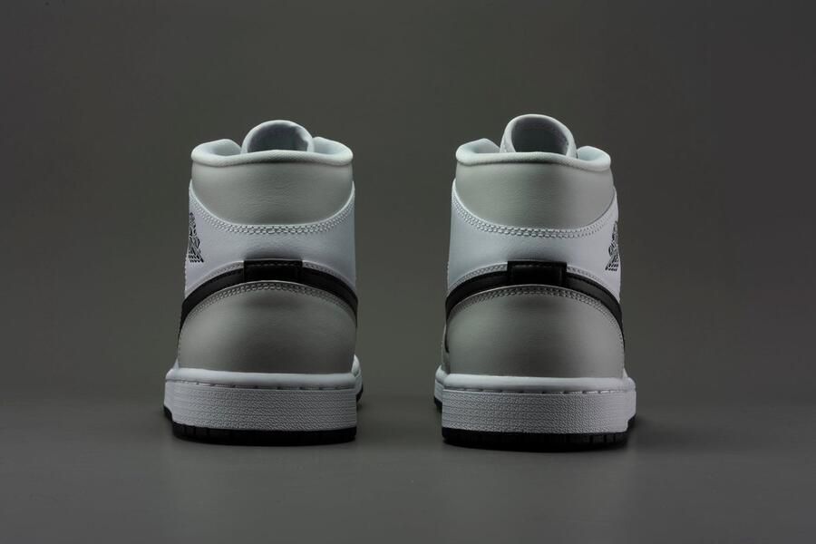 Air Jordan 1 Mid Nike Grey Fog Black White BQ6472 015 EUR - Foto 7