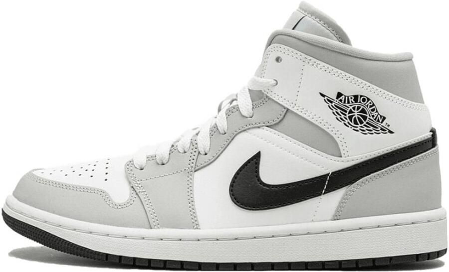 Nike Air Jordan 1 Mid Light Smoke Grey (Women's) Sneakers Unisex