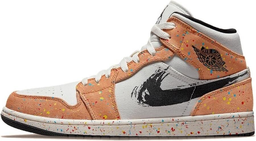 Nike Air Jordan 1 Mid SE Brushstroke Sneakers Unisex