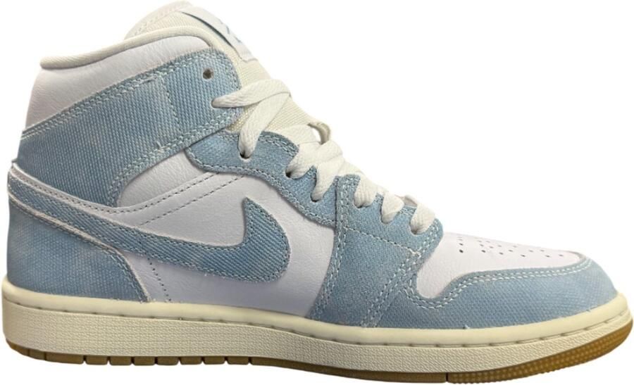 Jordan Air 1 Mid Dames Blauw- Dames Blauw - Foto 2