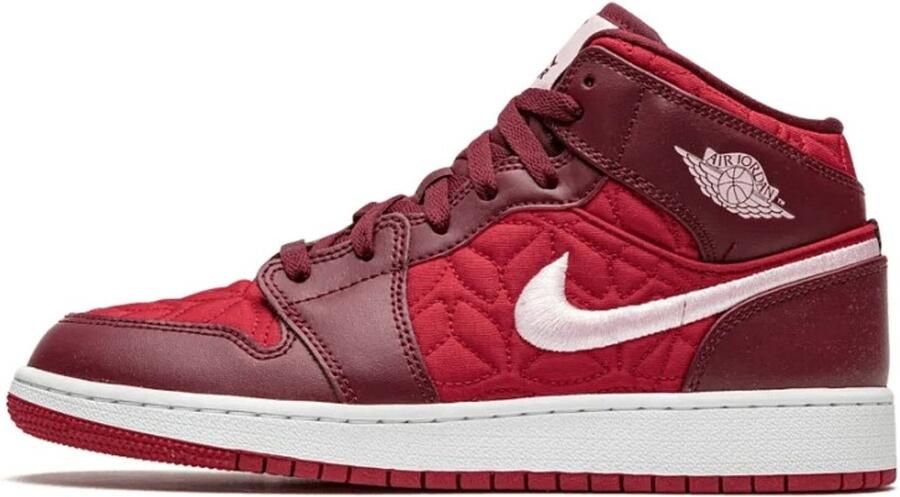 Air Jordan 1 Mid Nike SE (GS) Gym Red Pink Foam Red Quilt AV5174 600 EUR