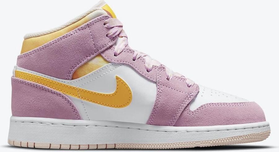 Jordan Nike Air 1 Mid SE(GS ) LT Artic Pink University Gold DC9517 600 EUR - Foto 1