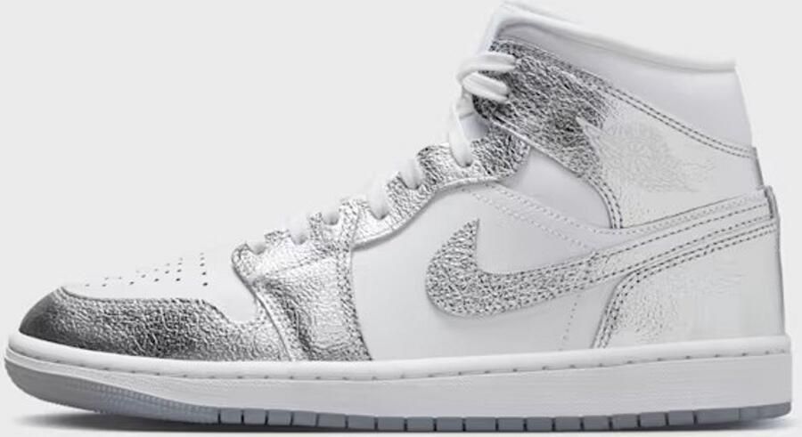 Nike Air Jordan 1 Mid SE 'Metallic Silver' (Women's)