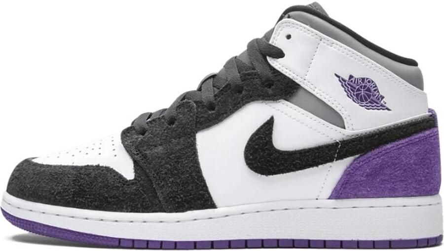 Nike Air Jordan 1 Mid SE 'Paars' (GS) Sneakers Unisex - Foto 2