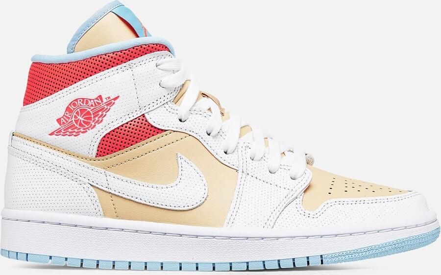 Air Jordan 1 Mid Nike SE Sesame White-Flash Crimson CZ0774 200 EUR