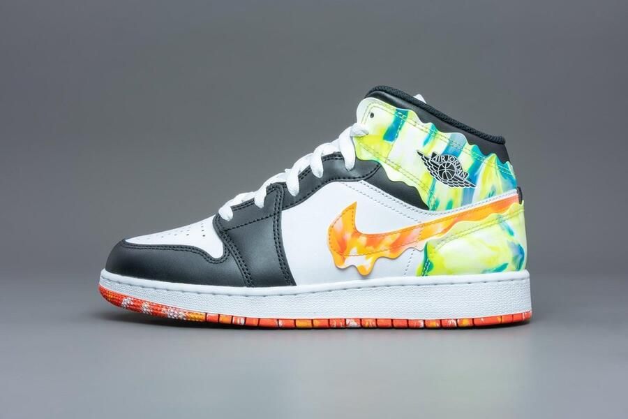 Nike Air Jordan 1 Mid SE Slim Vortex (GS) DJ6563-038 Kleur als op foto Schoenen - Foto 4