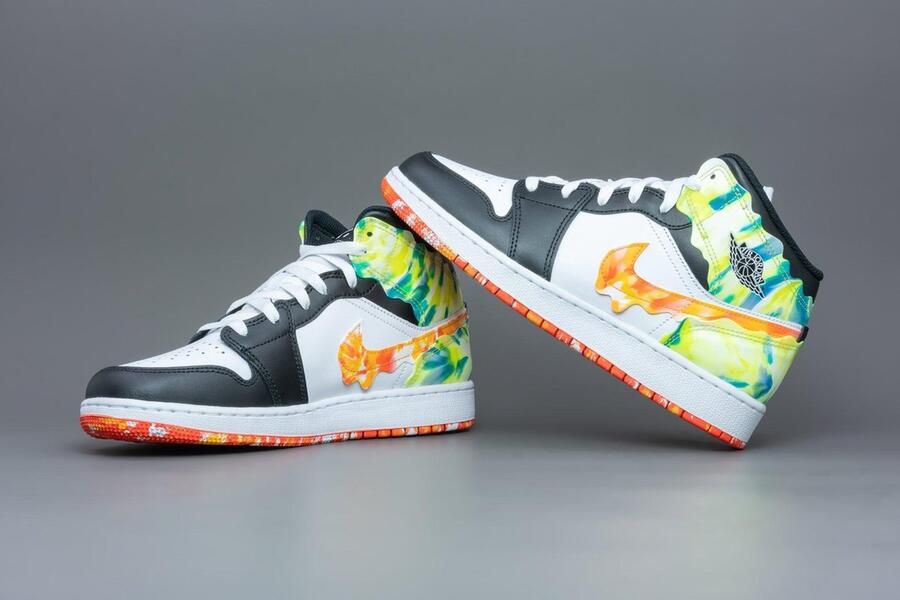 Nike Air Jordan 1 Mid SE Slim Vortex (GS) DJ6563-038 Kleur als op foto Schoenen - Foto 5