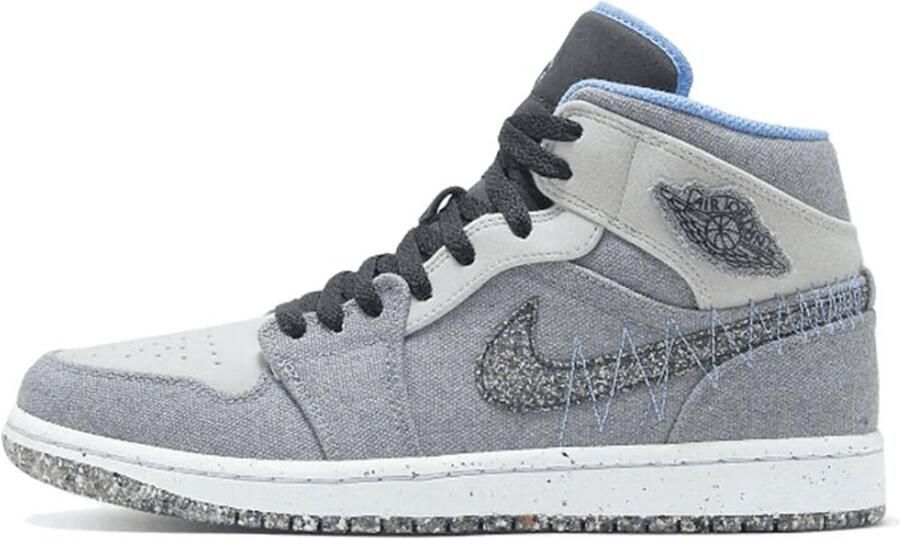 Nike Air Jordan 1 Mid Crater Grey Sneakers Unisex