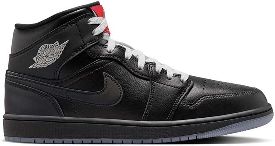 Nike Air Jordan 1 Mid SE Black Reimagined Sneakers Heren Doos Zonder Deksel - Foto 2