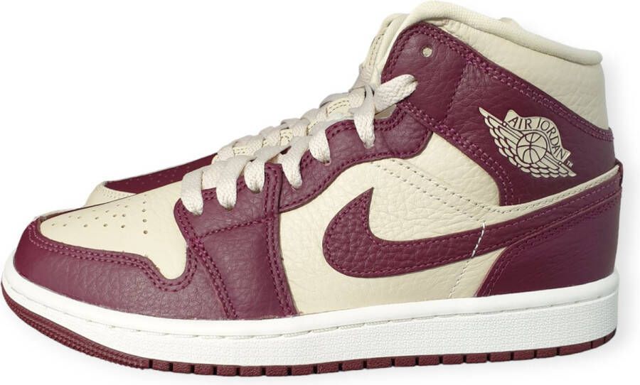 Nike Air Jordan 1 Mid SE Split Beach Cherrywood Red DR0501-200 Sneakers Dames