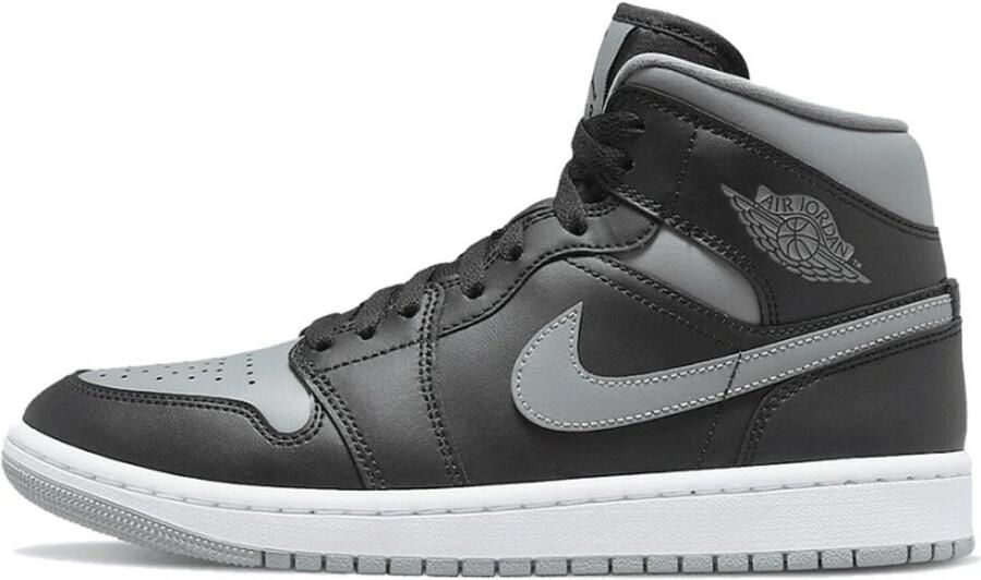 Nike Air Jordan 1 Mid Shadow Black Grey Sneakers