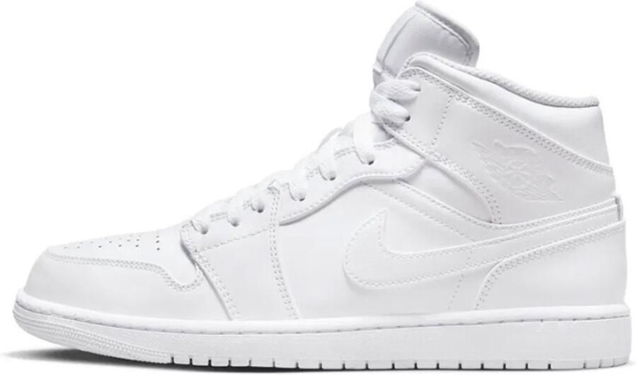 Jordan Air 1 Mid Basketball Schoenen white white white maat: 47.5 beschikbare maaten:41 42.5 43 44.5 45 46 47.5 45.5 - Foto 11