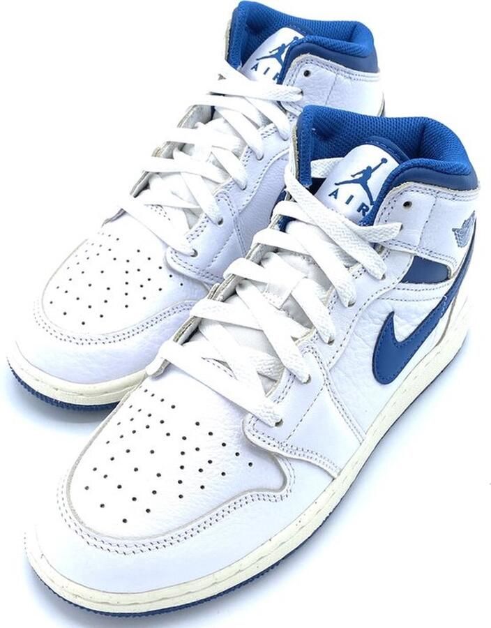 Jordan kinderschoenen Air 1 Mid SE White Sail Industrial Blue White Sail Industrial Blue - Foto 2