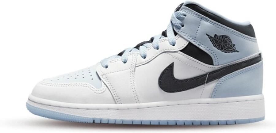 Nike Air Jordan 1 Mid Sneakers Unisex Ice Blue (2023) - Foto 4