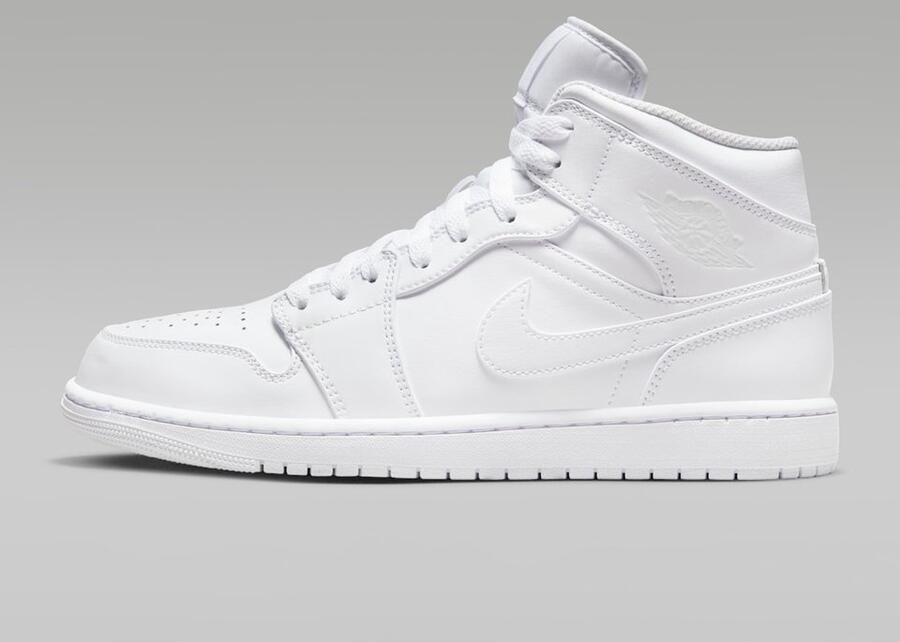 Jordan Wmns Air 1 Mid Basketball Schoenen white white white maat: 39 beschikbare maaten:36.5 37.5 38.5 39 40.5 41 42 - Foto 6