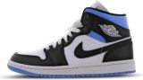 Nike Air Jordan 1 Mid White Black-University Blue BQ6472 - Wit/Blauw/Zwart