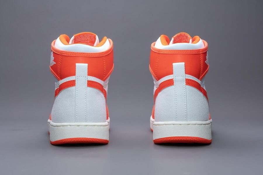 Nike Air Jordan 1 Retro AJKO Syracuse Heren Sneakers Sportschoenen Schoenen Grijs-Oranje DO5047 - Foto 4