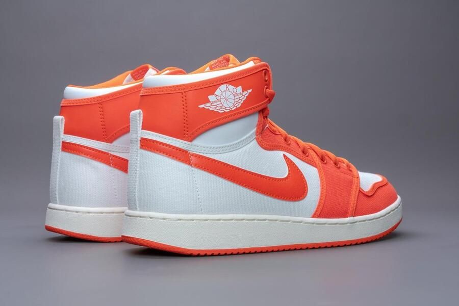 Nike Air Jordan 1 Retro AJKO Syracuse Heren Sneakers Sportschoenen Schoenen Grijs-Oranje DO5047 - Foto 10