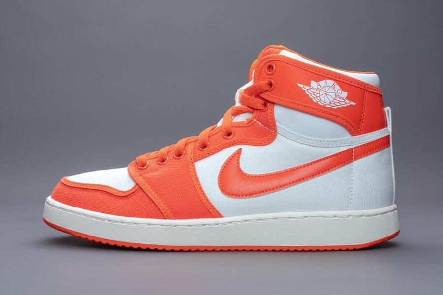 Nike Air Jordan 1 Retro AJKO Syracuse Heren Sneakers Sportschoenen Schoenen Grijs-Oranje DO5047 - Foto 12