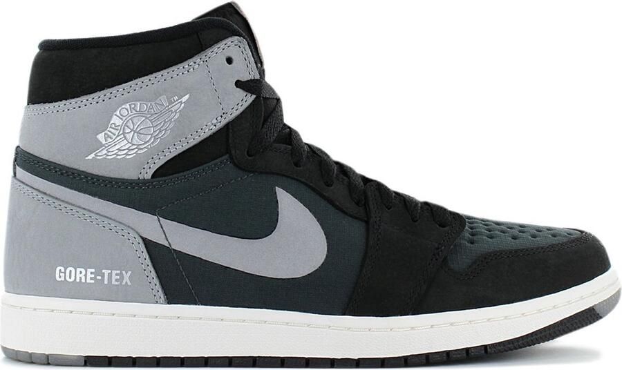 Nike Air Jordan 1 Retro High Element Gore-Tex Heren Sneakers Sportschoenen Schoenen Zwart-Grijs DB2889