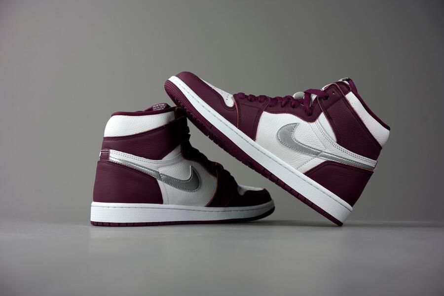 Nike Air Jordan 1 Retro High OG 'Bordeaux' 555088-611 bordeaux rood sneakers hoog - Foto 6