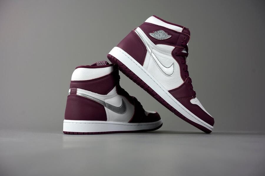Nike Air Jordan 1 Retro High OG 'Bordeaux' 555088-611 bordeaux rood sneakers hoog - Foto 8