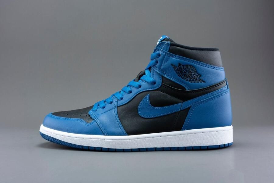 Air Jordan 1 Retro High OG 'Dark Marina Blue' 555088-404 blauw zwart wit sneakers hoog - Foto 8