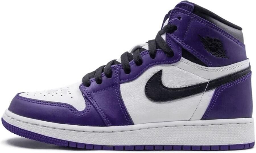 Jordan Nike Air 1 Retro High OG GS Court Purple Black White 575441 500 EUR