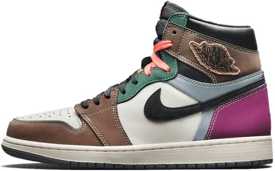 Nike Air Jordan 1 Retro High OG Hand Crafted DH3097-001 Bruin; Wit; Paars Schoenen - Foto 10