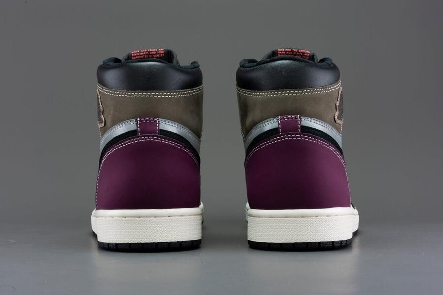 Nike Air Jordan 1 Retro High OG Hand Crafted DH3097-001 Bruin; Wit; Paars Schoenen - Foto 4