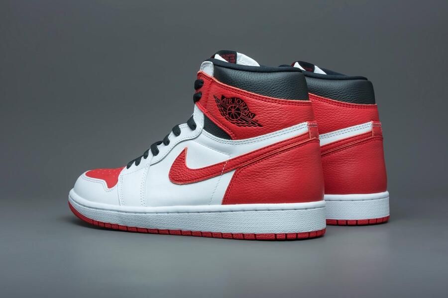 Jordan Air 1 Retro High Og White University Red Black Schoenmaat 37 1 2 Sneakers 555088 161 - Foto 3