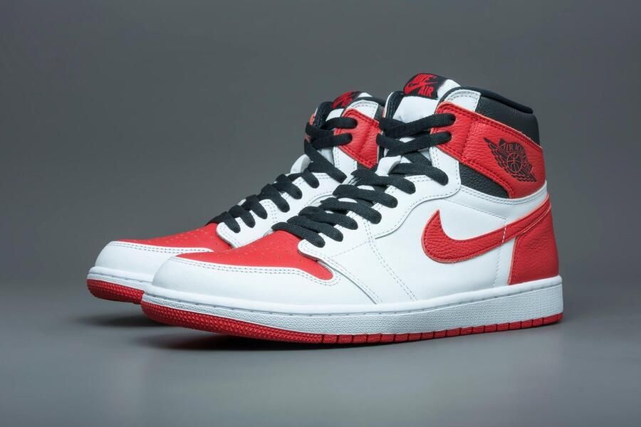 Jordan Air 1 Retro High Og White University Red Black Schoenmaat 37 1 2 Sneakers 555088 161 - Foto 4