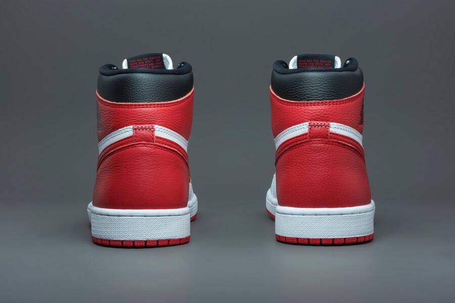 Jordan Air 1 Retro High Og White University Red Black Schoenmaat 37 1 2 Sneakers 555088 161 - Foto 6