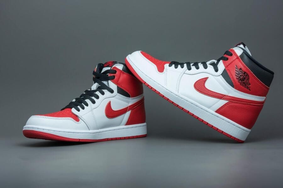 Jordan Air 1 Retro High Og White University Red Black Schoenmaat 37 1 2 Sneakers 555088 161 - Foto 7