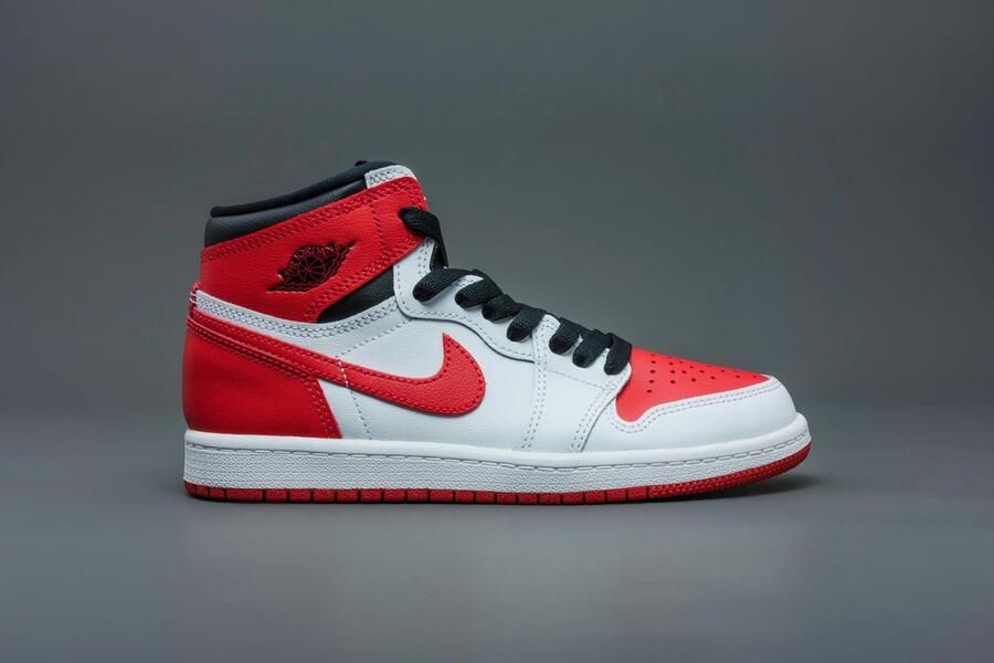 Jordan 1 Retro High Og(Ps ) White University Red Black Schoenen pre school AQ2664 161 - Foto 4