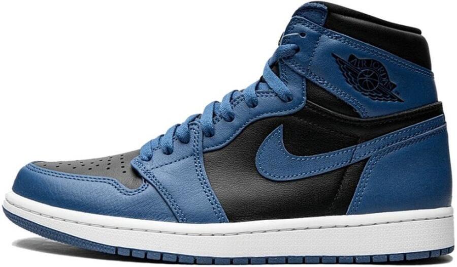 Air Jordan 1 Retro High OG 'Dark Marina Blue' 555088-404 blauw zwart wit sneakers hoog - Foto 11