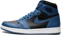 Air Jordan 1 Retro High OG 'Dark Marina Blue' 555088-404 blauw zwart wit sneakers hoog - Blauw