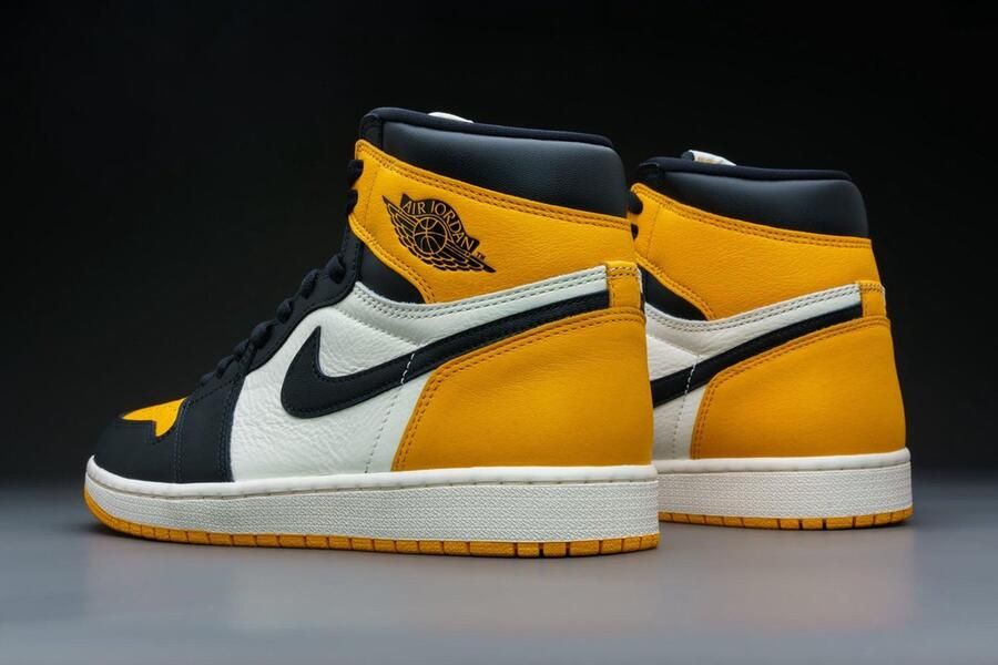 Nike Air Jordan 1 Retro High OG Yellow Toe Taxi 555088-711 GEEL Schoenen - Foto 3