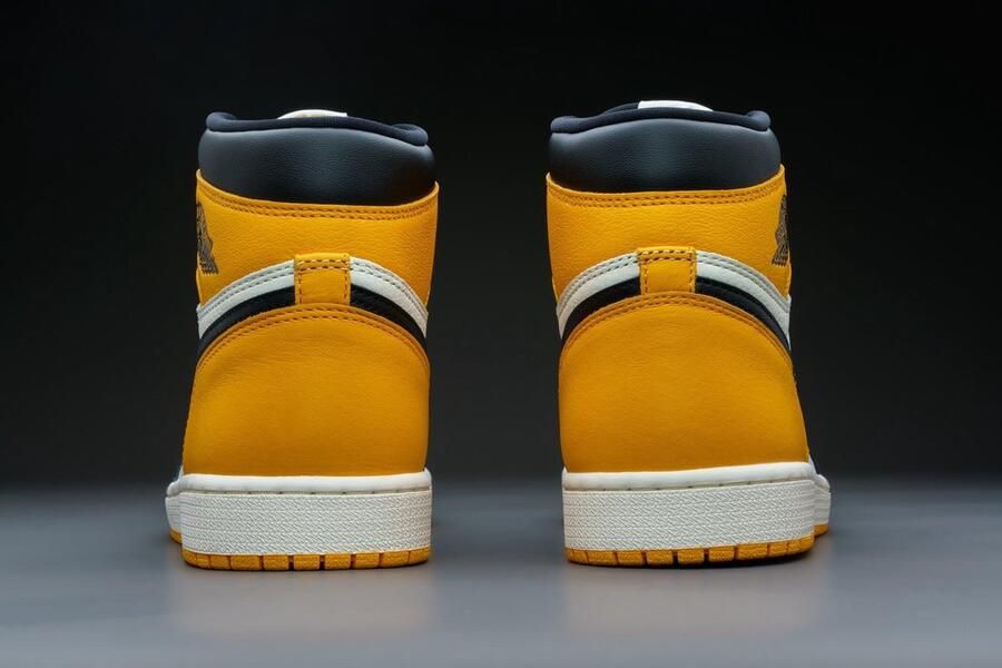 Nike Air Jordan 1 Retro High OG Yellow Toe Taxi 555088-711 GEEL Schoenen - Foto 6
