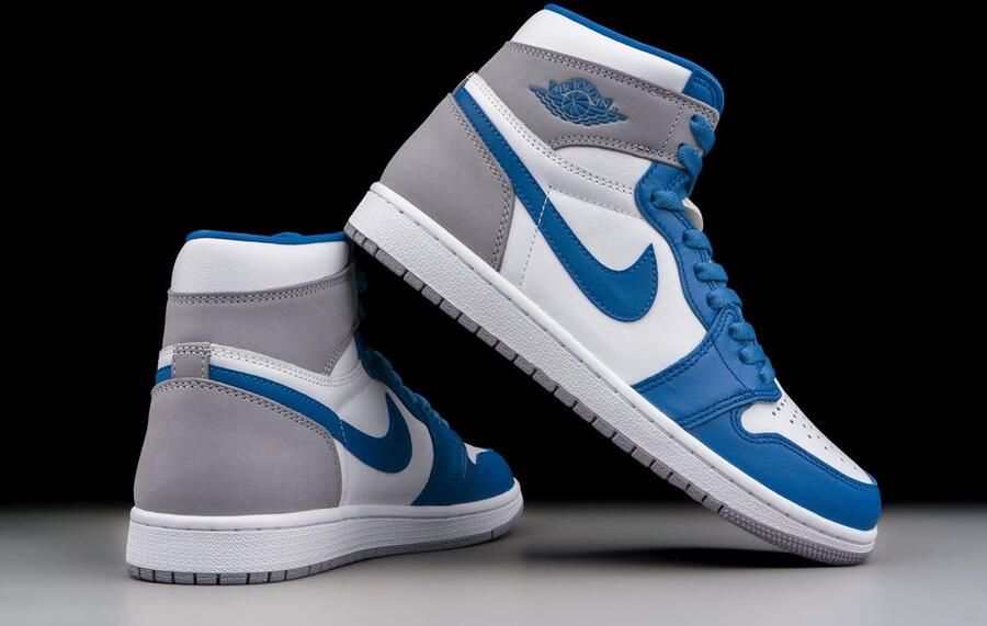 Nike Air Jordan 1 Retro High OG True Blue DZ5485-410 BLAUW Schoenen - Foto 3