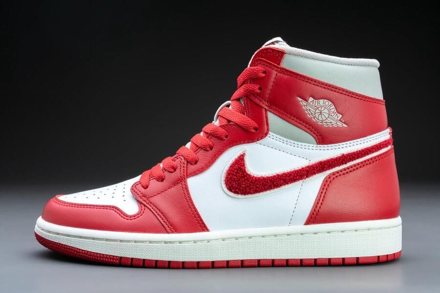 Jordan W Air 1 Retro Hi Og Lt Iron Ore Varsity Red Sail Schoenmaat 37 1 2 Sneakers DJ4891 061 - Foto 4