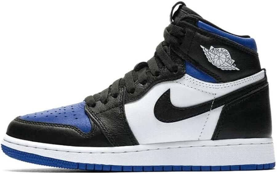 Nike Air Jordan 1 Retro High Royal Toe Sneaker Wit Zwart Blauw Limited edition - Foto 2