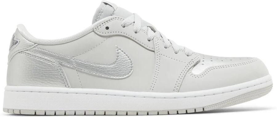 Nike Air Jordan 1 Retro Low OG Sneakers Neutral Grey Metallic Silver