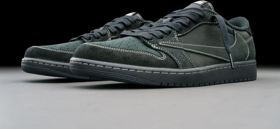 Nike Air Jordan wmns Air Jordan 1 Retro Low OG SP Travis Scott Black Phantom DM7866-001 ZWART - Foto 10