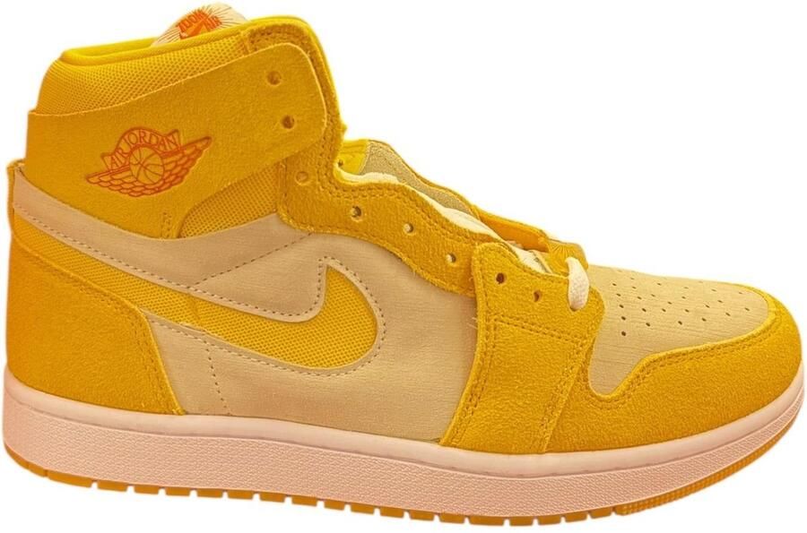 Nike Air Jordan 1 ZM Sneakers Mannen Wit Geel