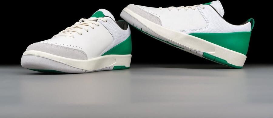 Jordan Wmns Air 2 Retro Low Se X Nina Chanel White Malachite Neutral Grey Sail Schoenmaat 43 Sneakers DQ0560 160 - Foto 12